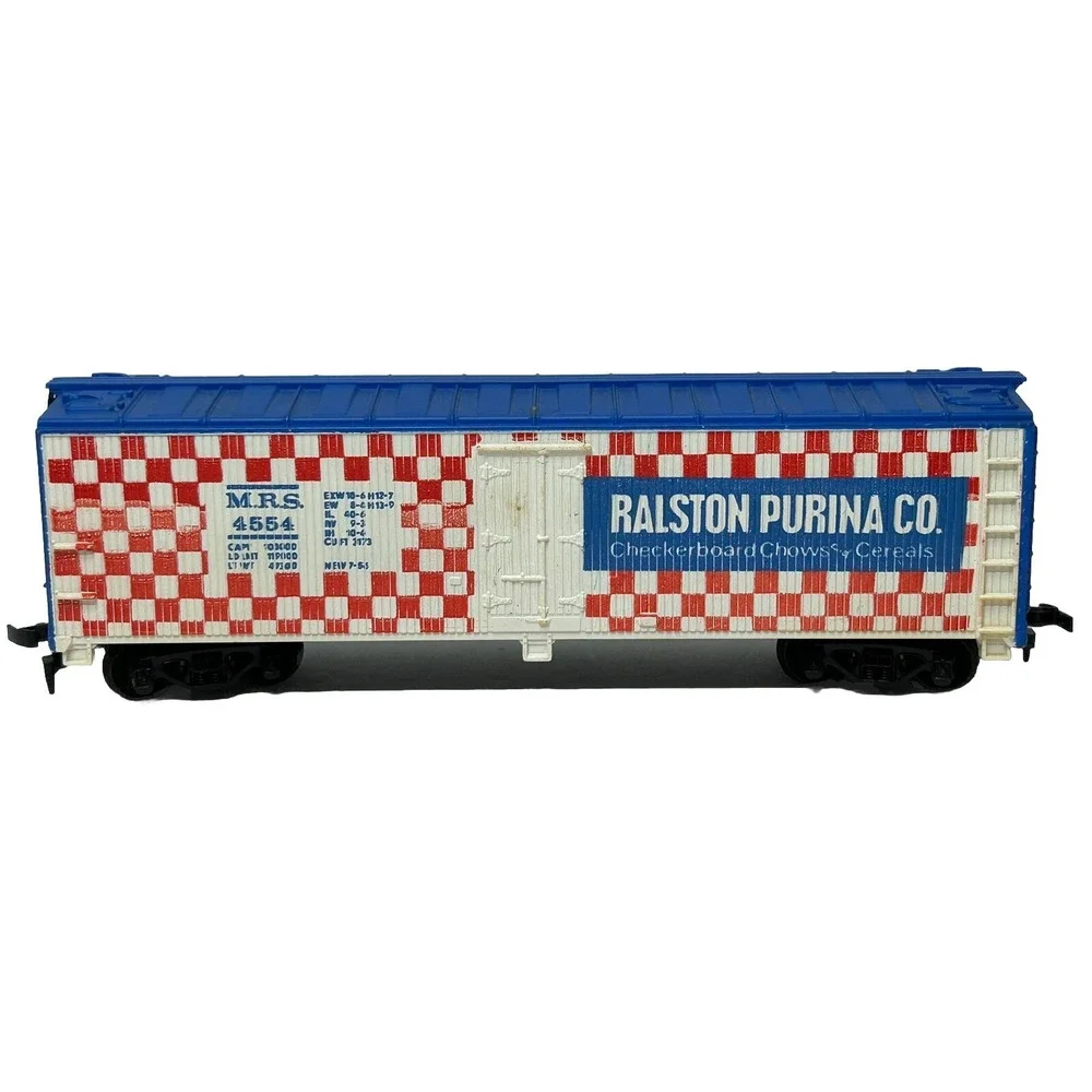 Tyco HO Ralston Purina Dog Food 40' Billboard Reefer‎ Box Car #355E With Box